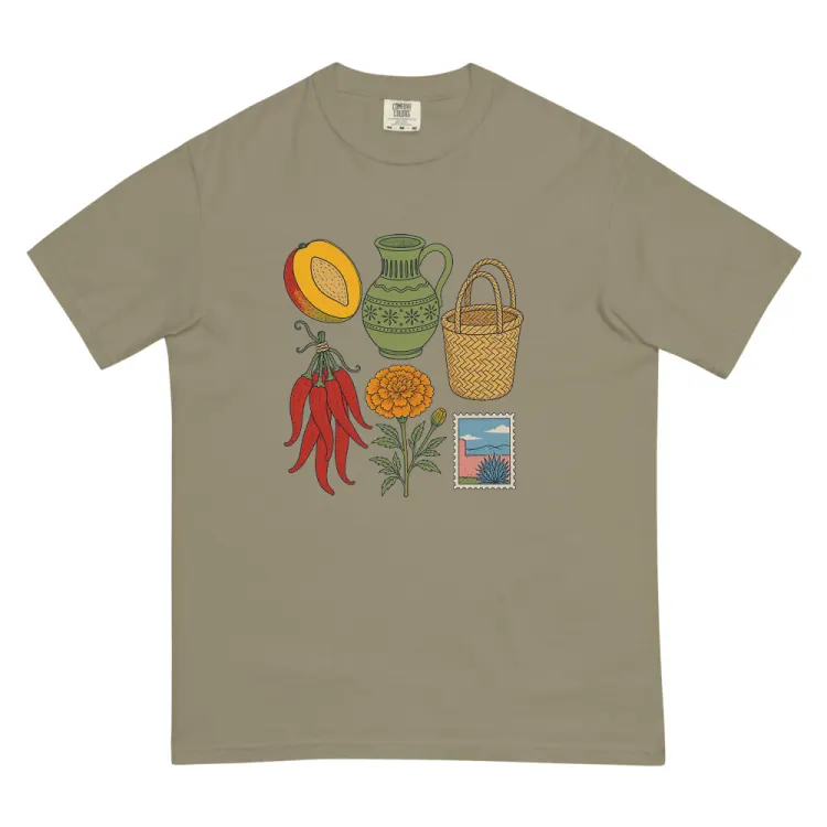 The Oaxaca, Elsewhere Tee in Sandstone.