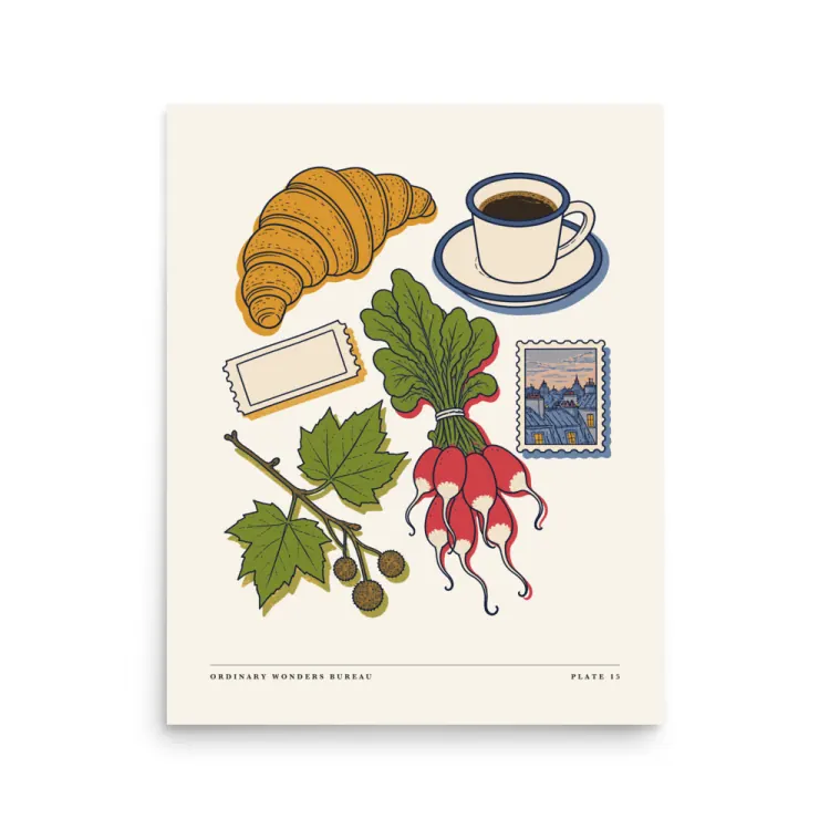 The Paris, Elsewhere Art Print in Unframed.