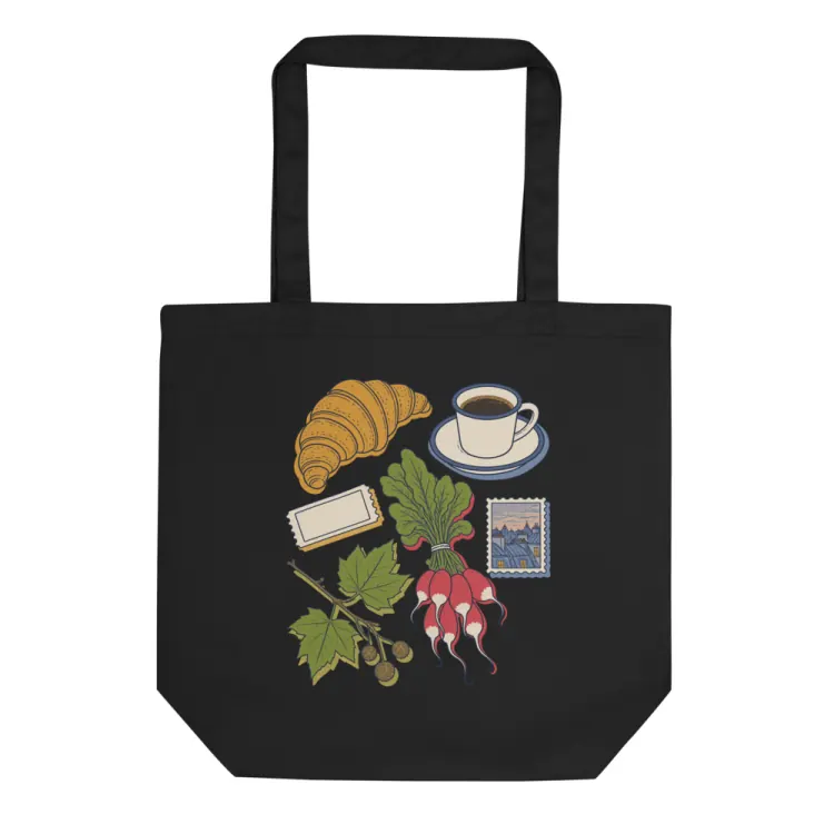The Paris, Elsewhere Tote in Black.