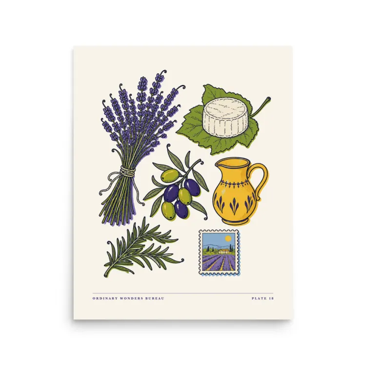 The Provence, Elsewhere Art Print in Unframed.