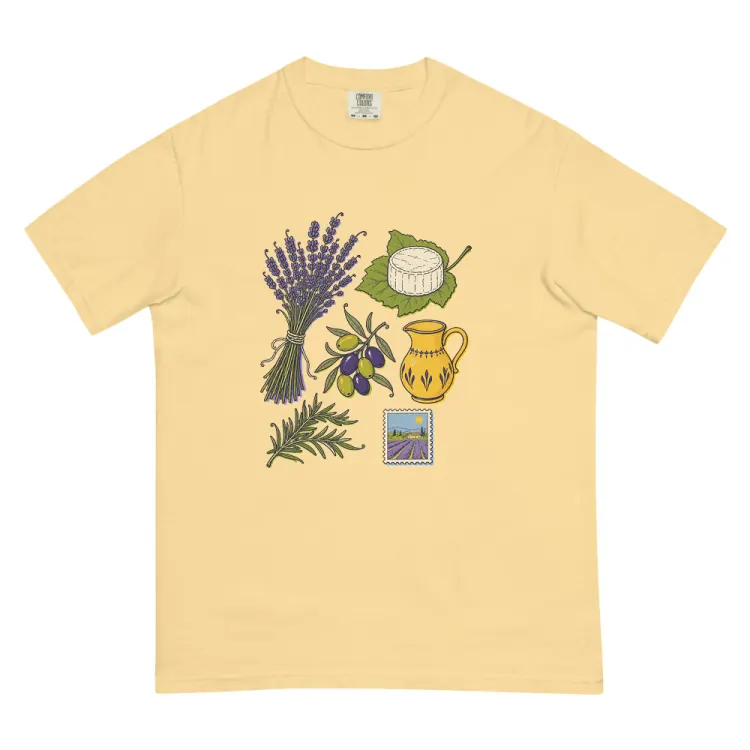 The Provence, Elsewhere Tee in Butter.