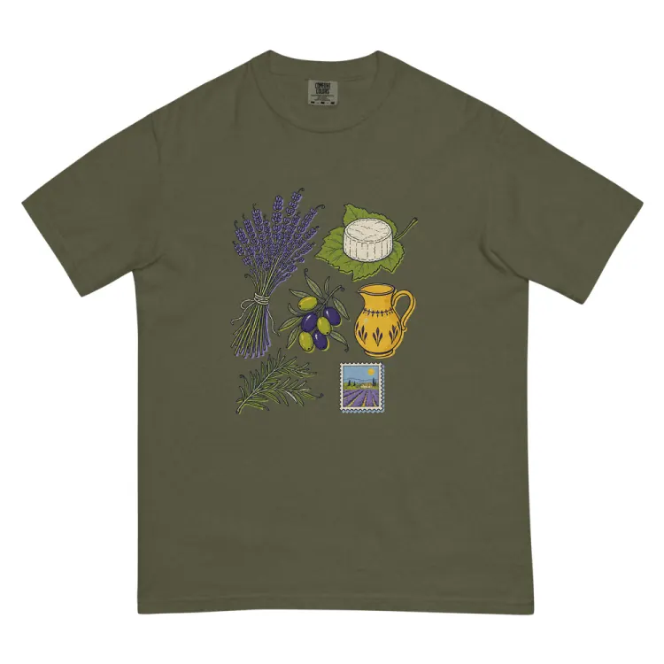 The Provence, Elsewhere Tee in Sage.