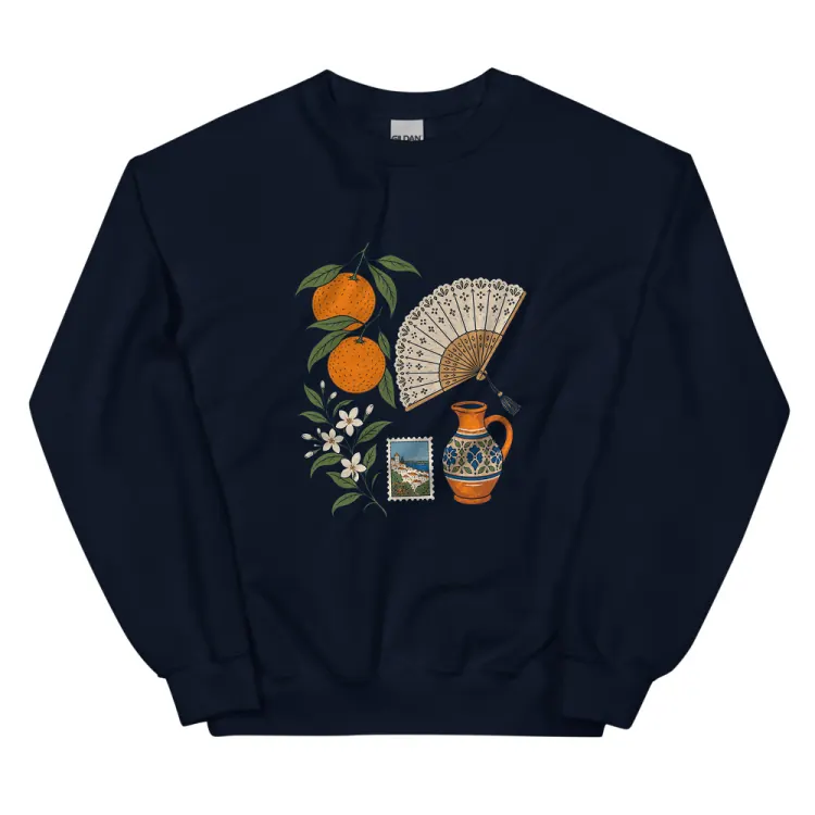 The Seville, Elsewhere Crewneck in Navy.