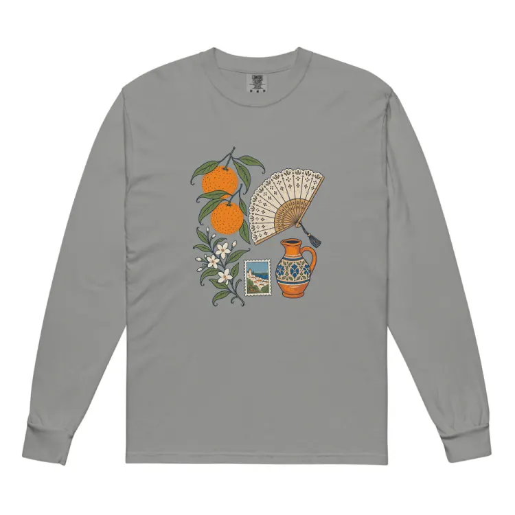 The Seville, Elsewhere Long Sleeve in Grey.