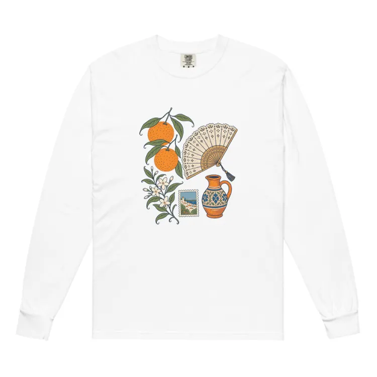 The Seville, Elsewhere Long Sleeve in White.