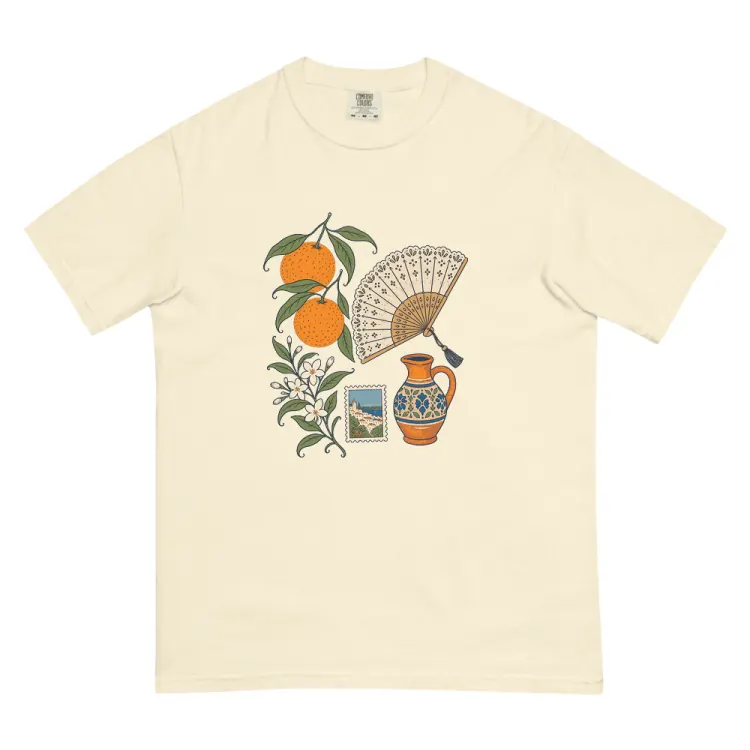 The Seville, Elsewhere Tee in Ivory.