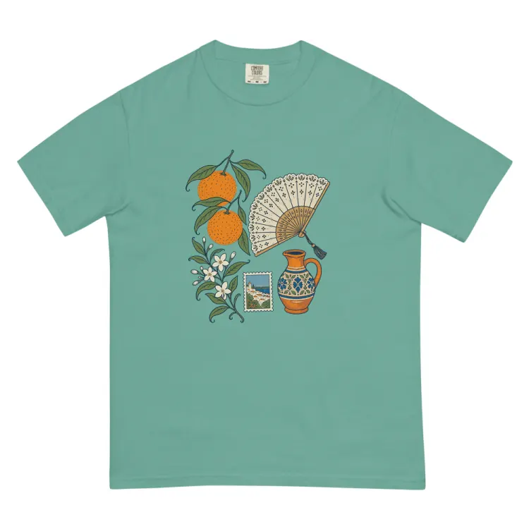 The Seville, Elsewhere Tee in Seafoam.