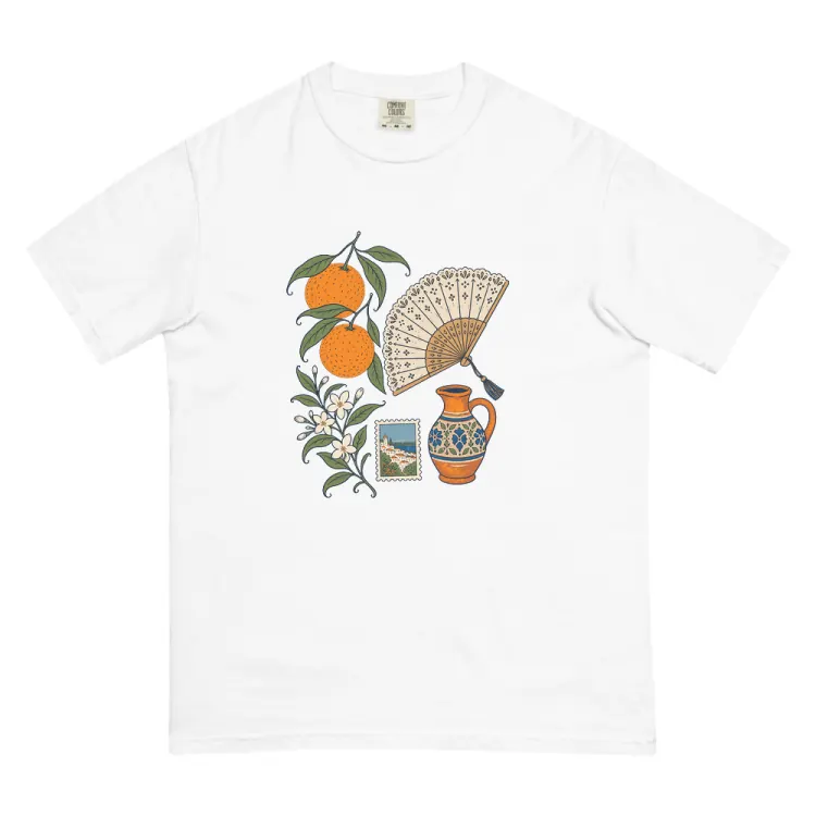 The Seville, Elsewhere Tee in White.