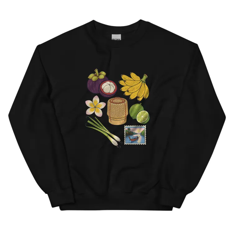 The Thailand, Elsewhere Crewneck in Black.