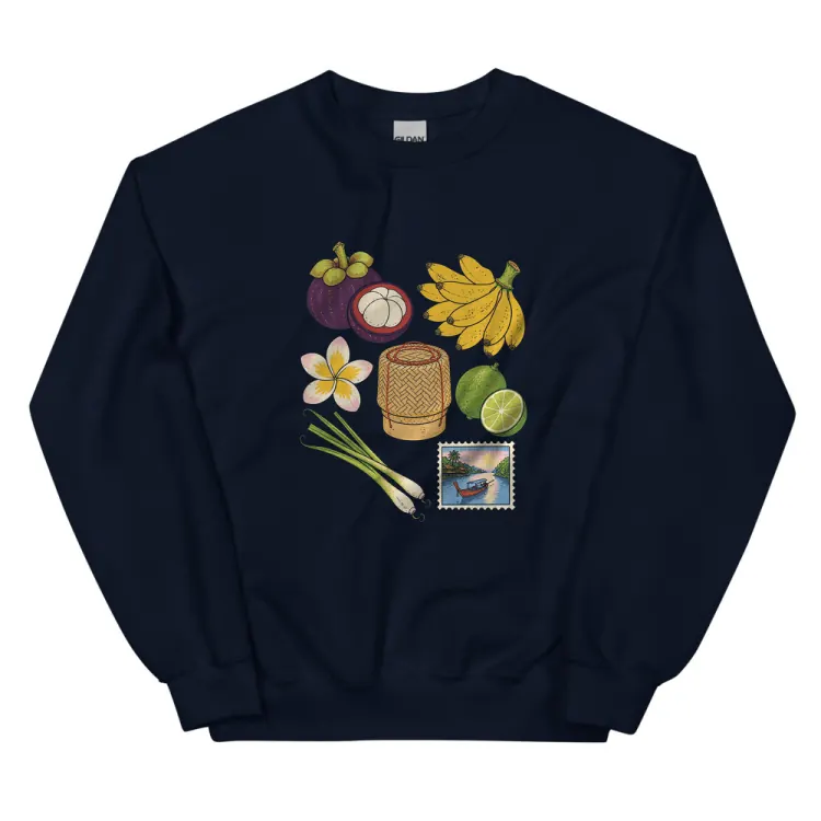 The Thailand, Elsewhere Crewneck in Navy.