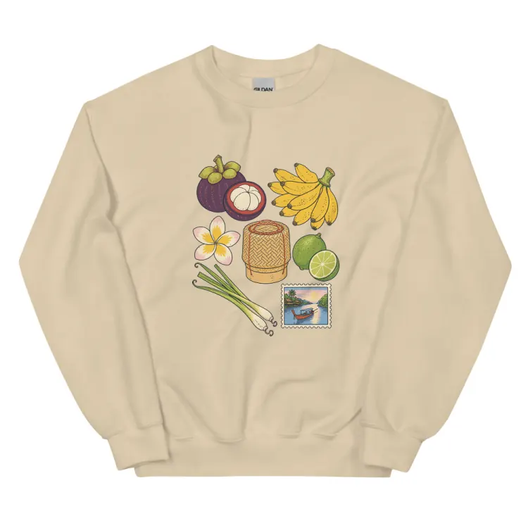 The Thailand, Elsewhere Crewneck in Sand.