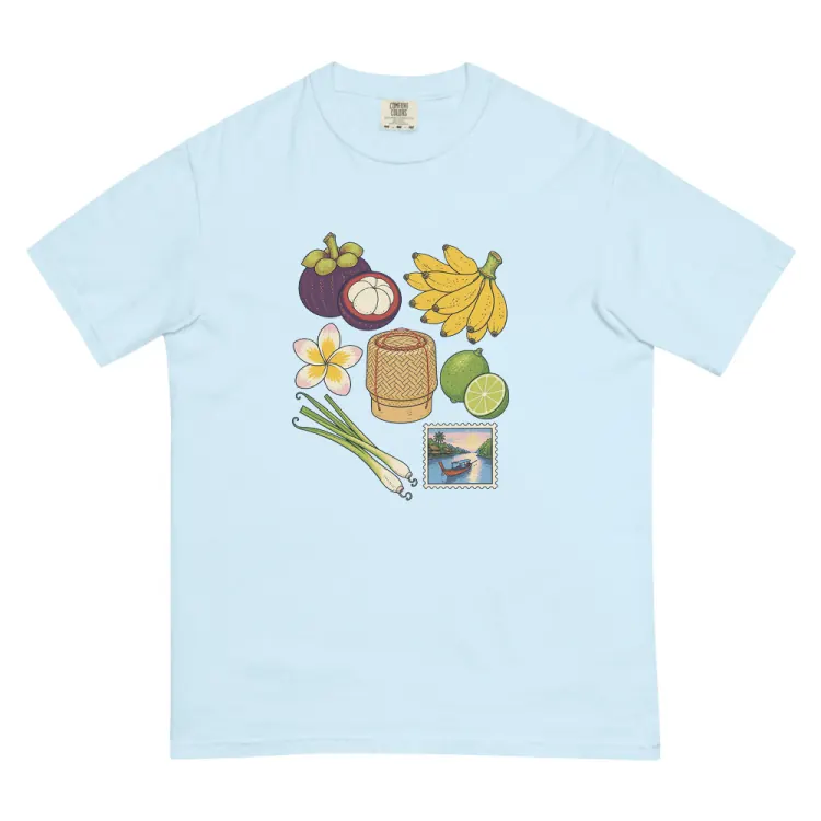The Thailand, Elsewhere Tee in Chambray.