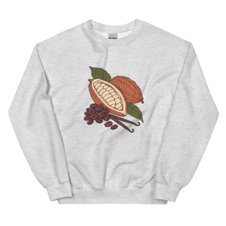 The Espresso & Cacao Crewneck in Ash.