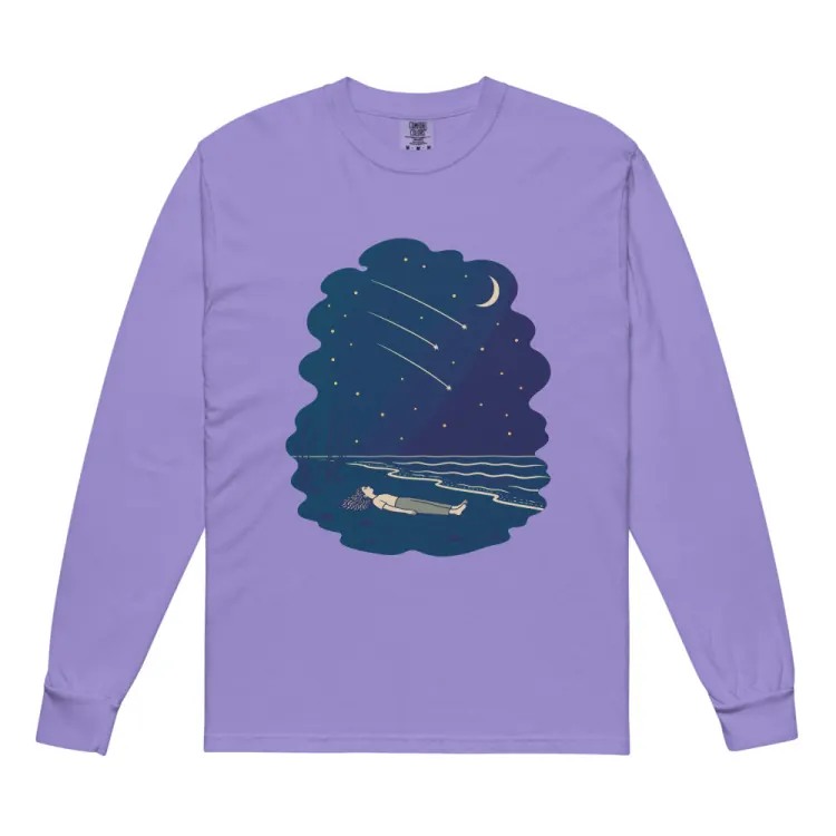 The Falling Stars Long Sleeve in Violet.