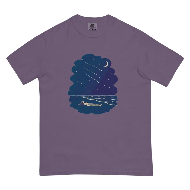 The Falling Stars Tee in Grape.