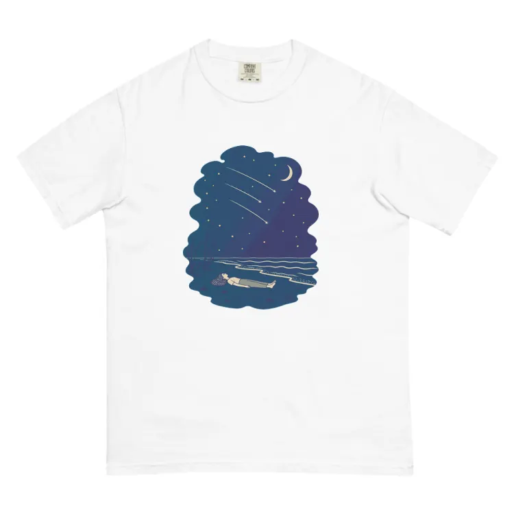 The Falling Stars Tee in White.
