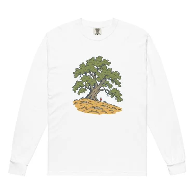The The Old Oak Long Sleeve in White.
