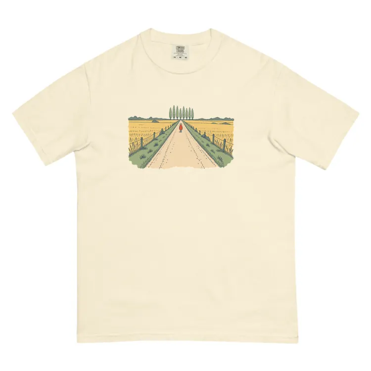 The The Long Road Tee in Ivory.