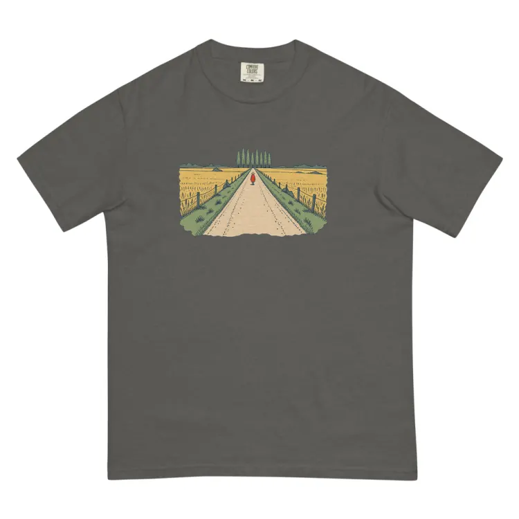 The The Long Road Tee in Pepper.