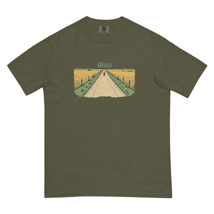 The The Long Road Tee in Sage.