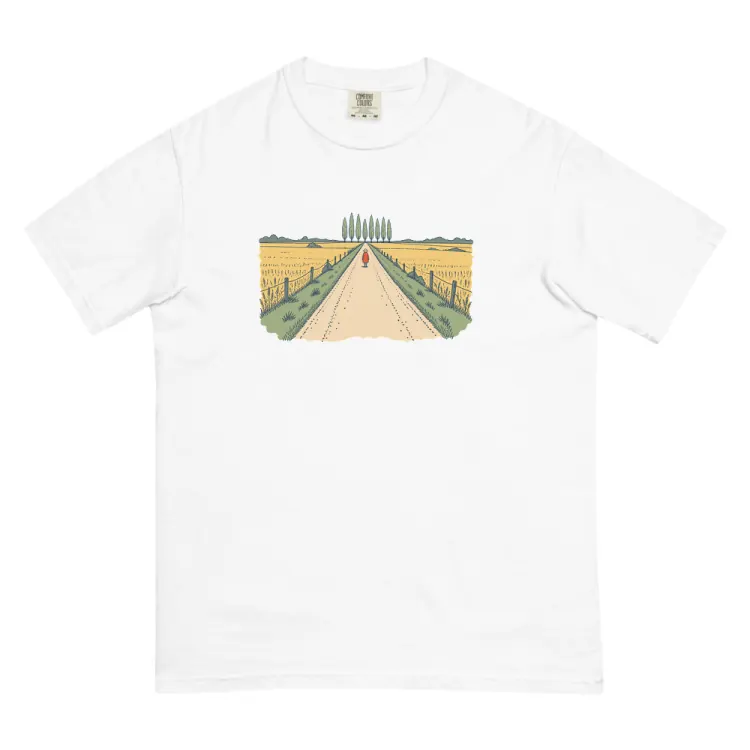 The The Long Road Tee in White.