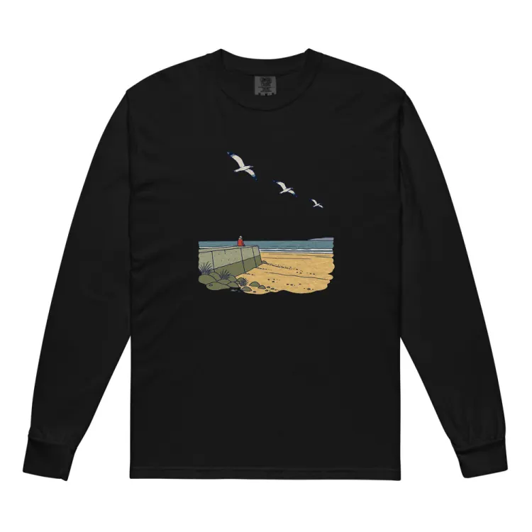 The The Sea Wall Long Sleeve in Black.