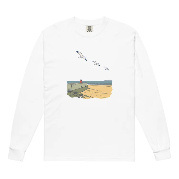 The The Sea Wall Long Sleeve in White.