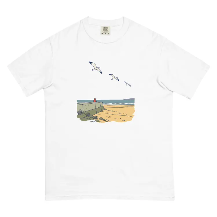 The The Sea Wall Tee in White.