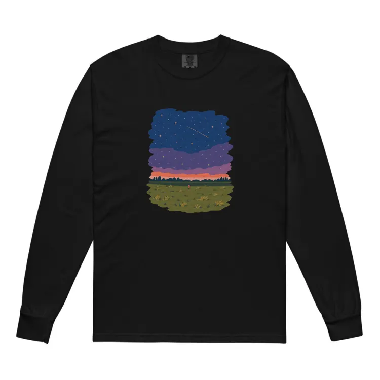The One at Night Long Sleeve in Black.