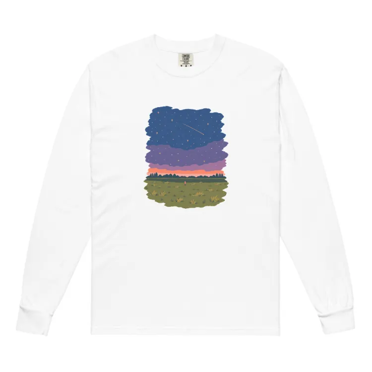 The One at Night Long Sleeve in White.