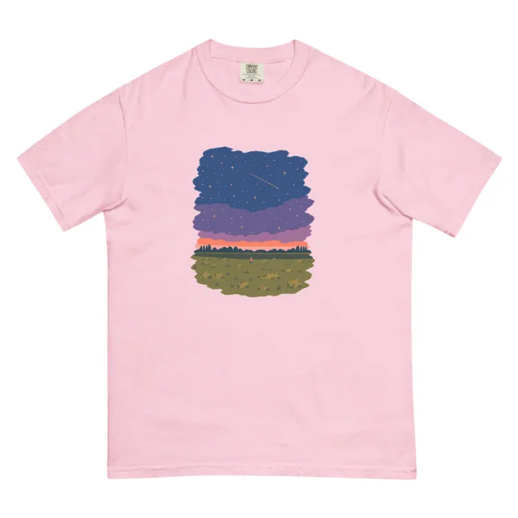 The One at Night Tee in Blossom.