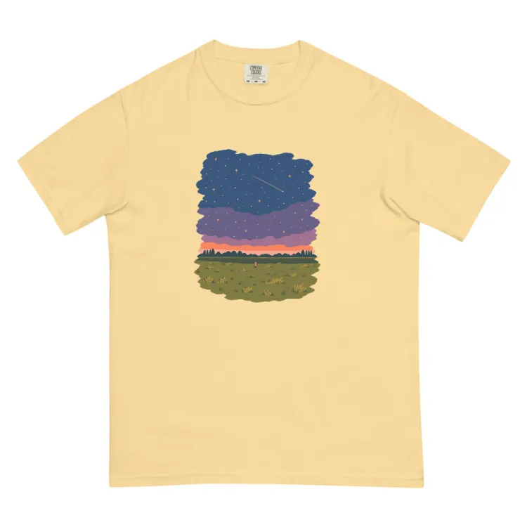 The One at Night Tee in Butter.