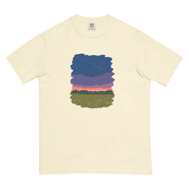 The One at Night Tee in Ivory.