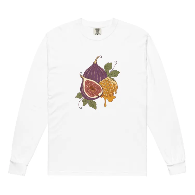The Fig & Honey Long Sleeve in White.