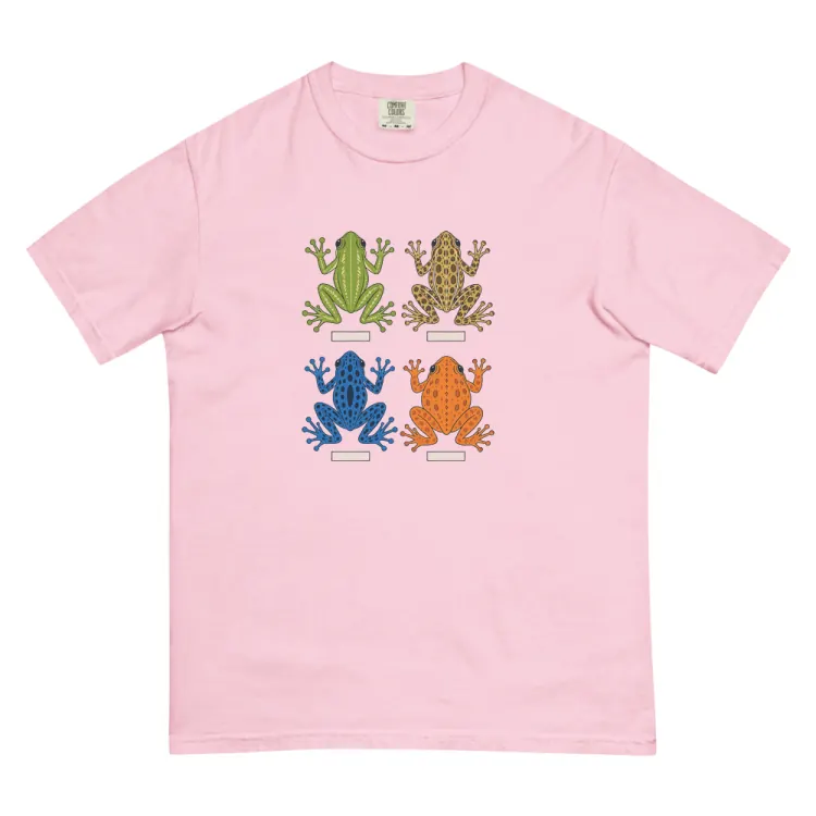The Four Frogs Tee in Blossom.