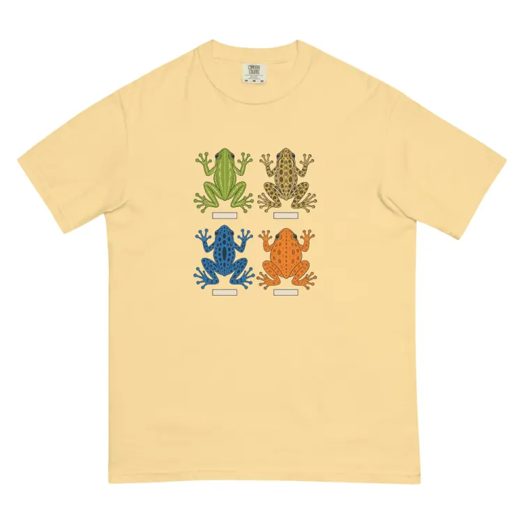 The Four Frogs Tee in Butter.
