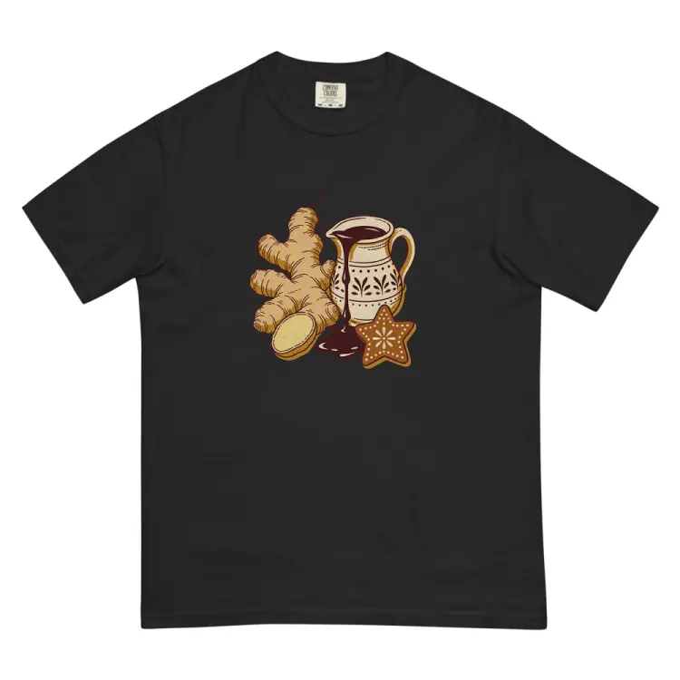 The Ginger & Molasses Tee in Black.