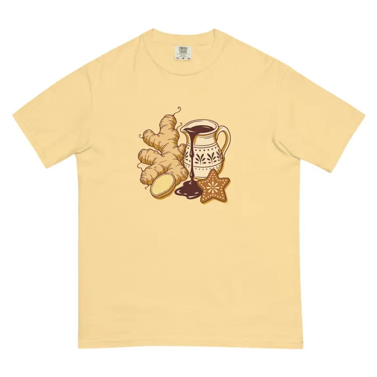 The Ginger & Molasses Tee in Butter.