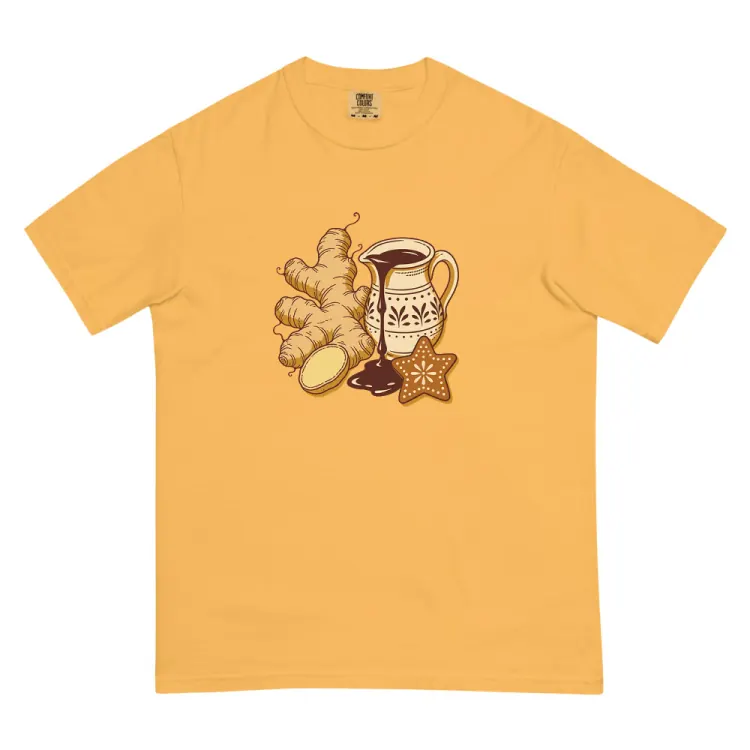 The Ginger & Molasses Tee in Mustard.