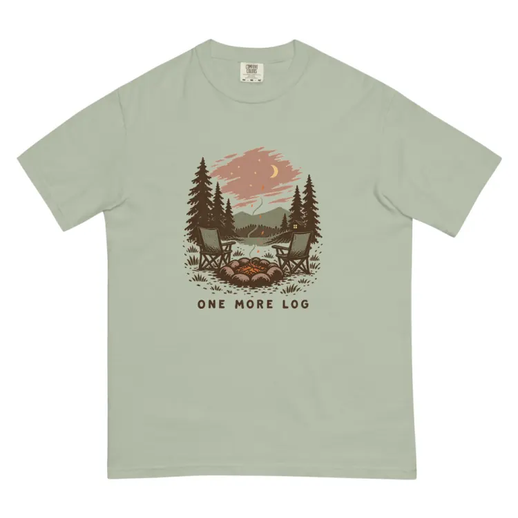 The One More Log Tee in Bay.
