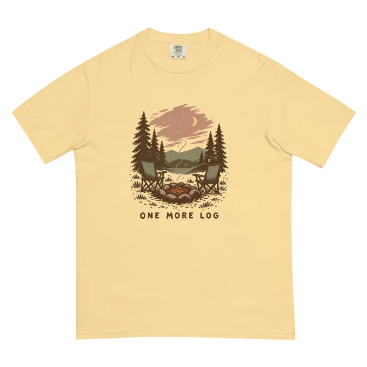 The One More Log Tee in Butter.