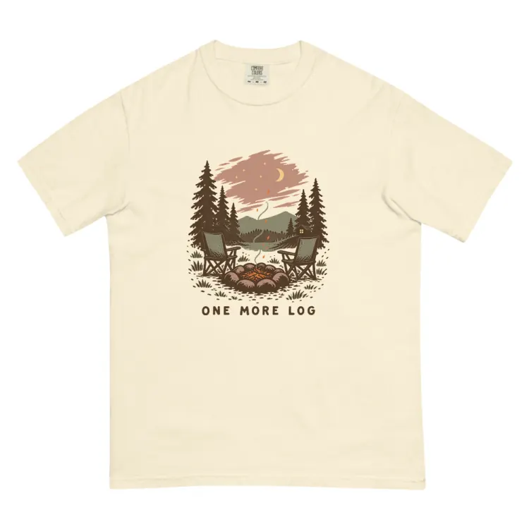 The One More Log Tee in Ivory.