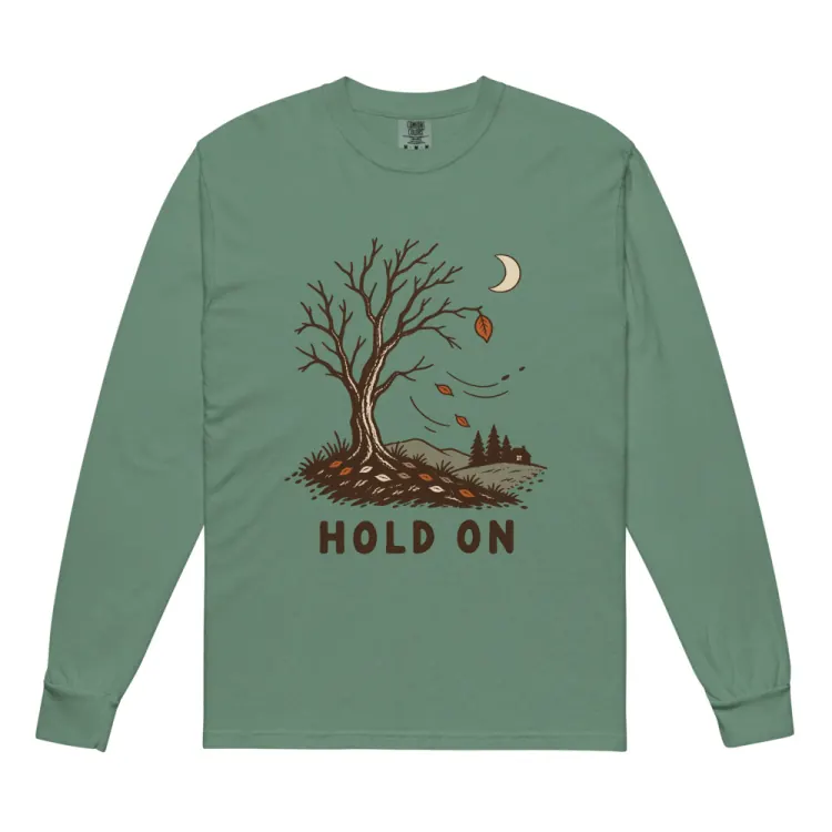 The Hold On Long Sleeve in Light Green.
