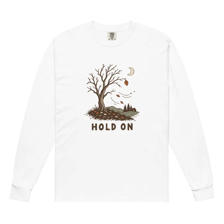 The Hold On Long Sleeve in White.
