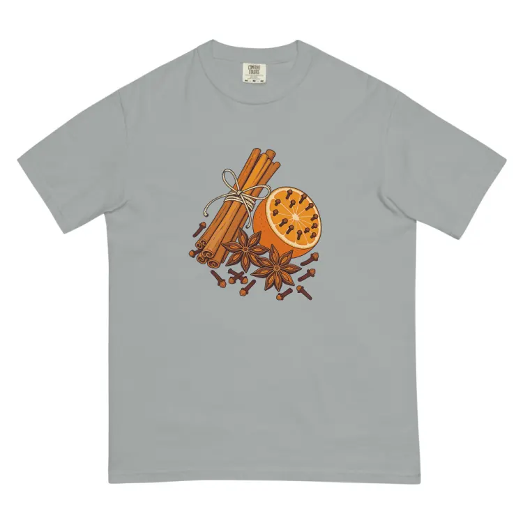 The Clove & Cinnamon Tee in Granite.