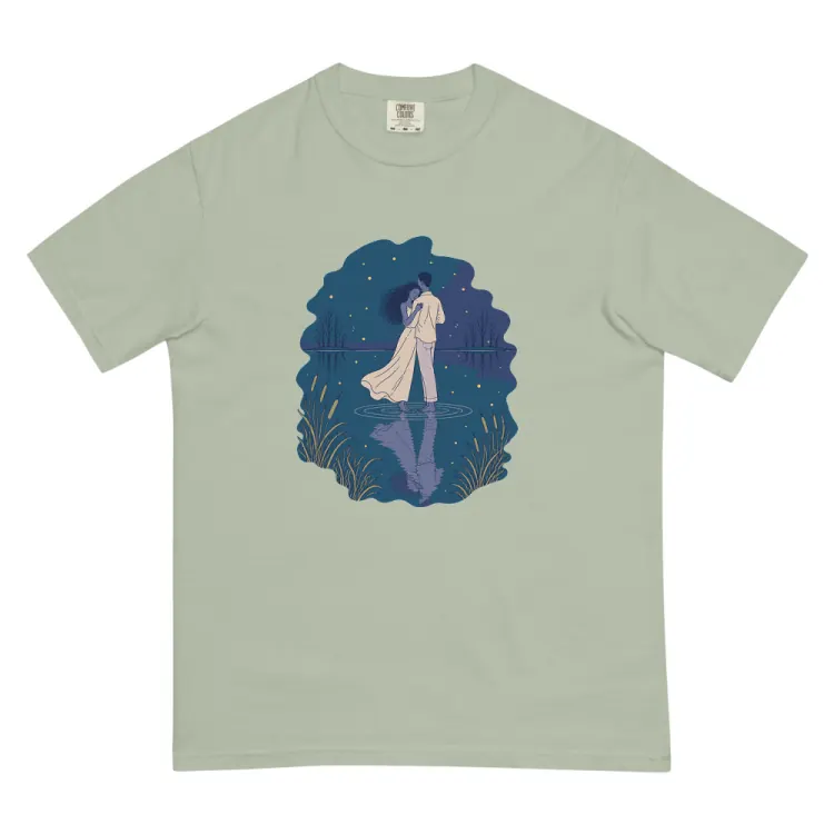 The The Lake Waltz Tee in Bay.