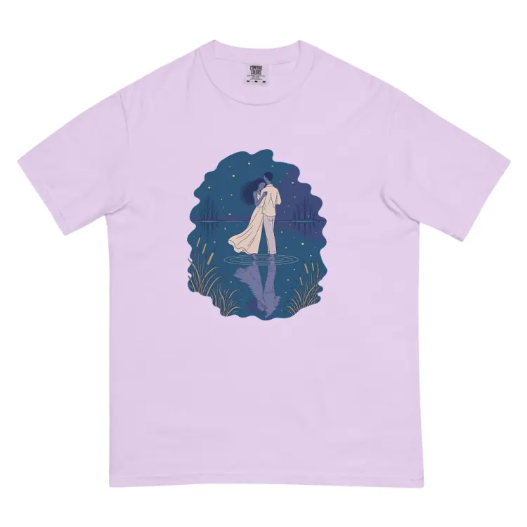 The The Lake Waltz Tee in Orchid.