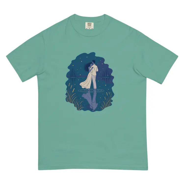 The The Lake Waltz Tee in Seafoam.