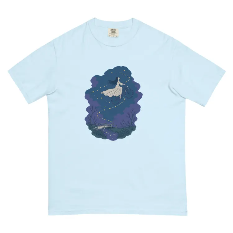The Night Cyclist Tee in Chambray.
