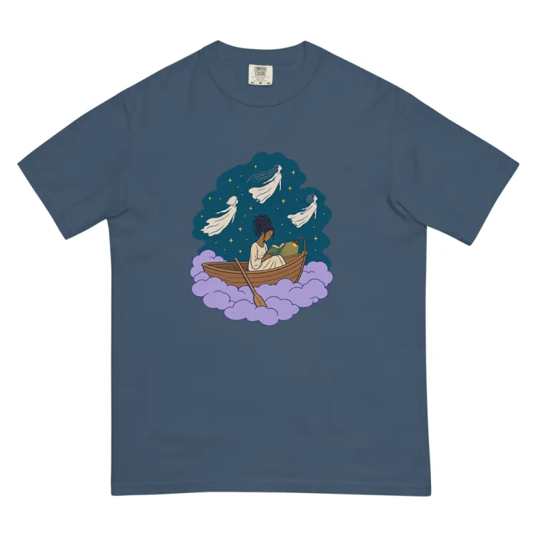 The The Night Reader Tee in Midnight.